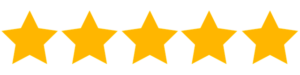 Graphic of five stars